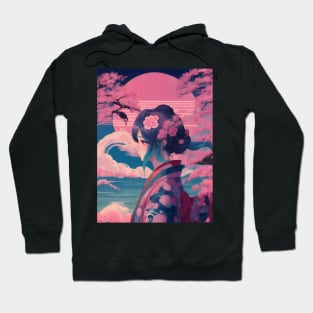 Vaporwave japanese princess Hoodie